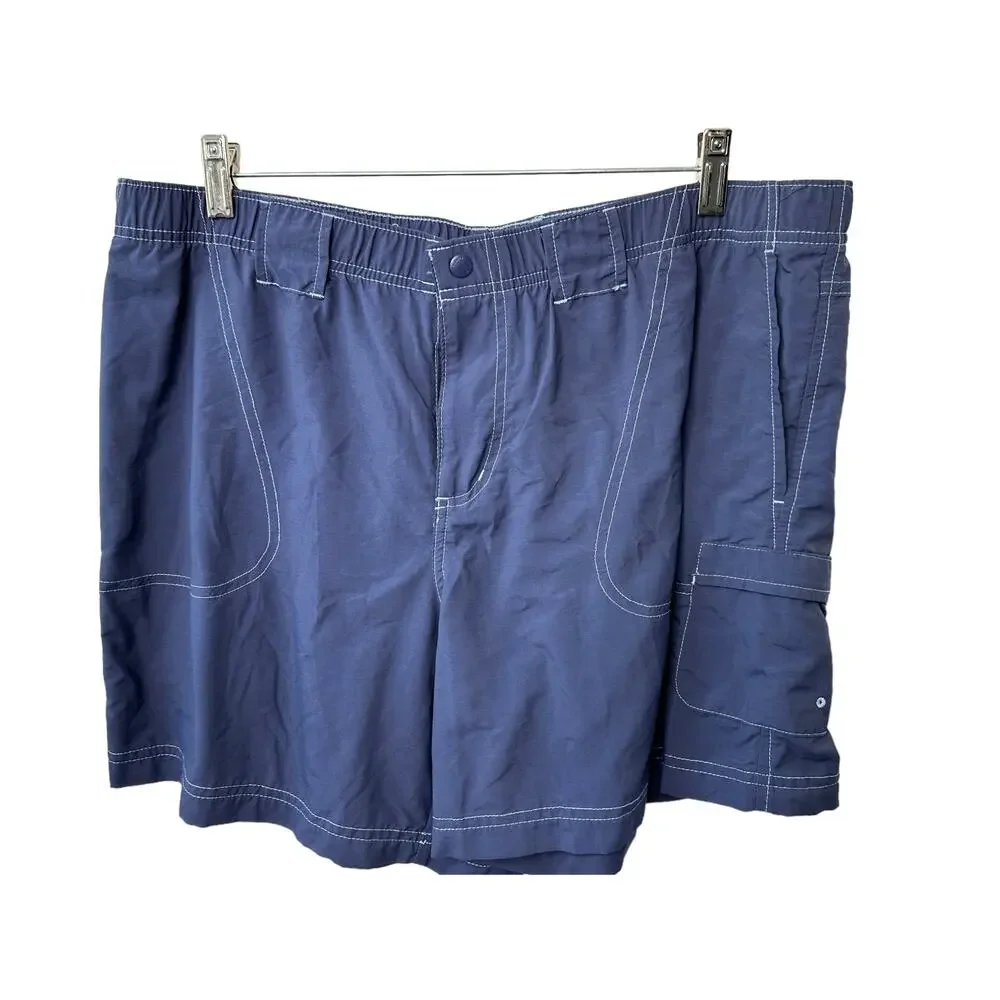 Columbia Blue Swim Trunks Shorts Men's Size XL - No Liner